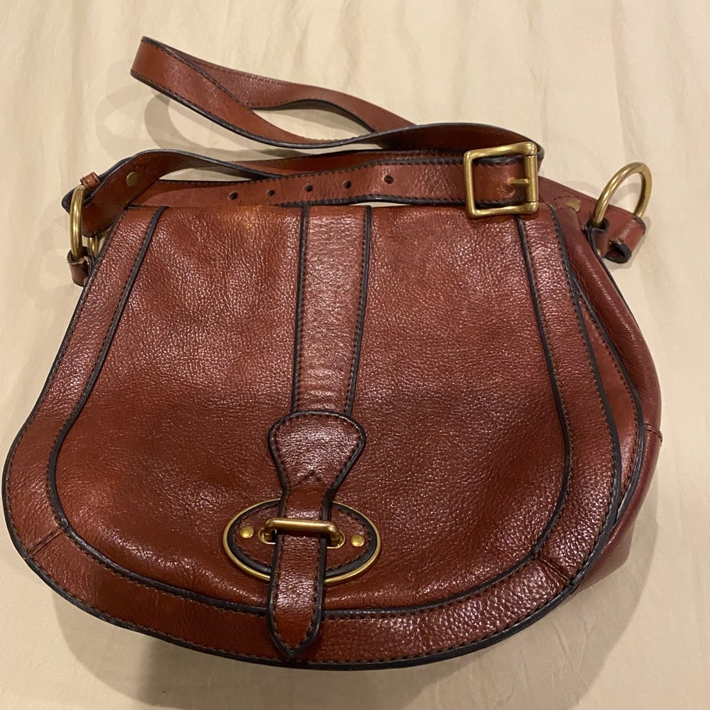 Fossil Leather Shoulder Bag